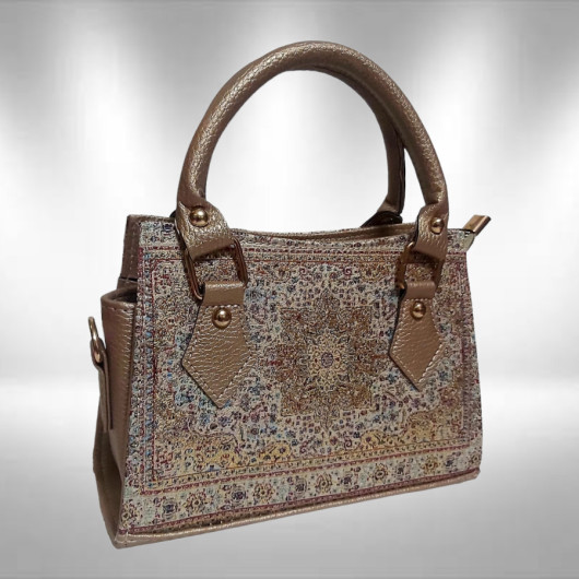 Authentic Woven Handmade Bag Gold