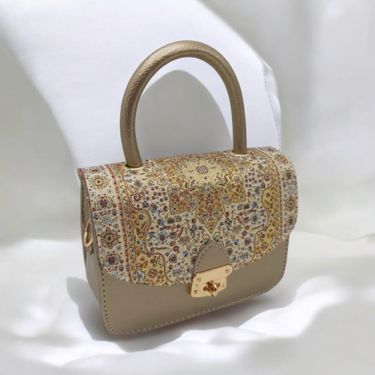 Authentic Woven Handmade Bag Gold