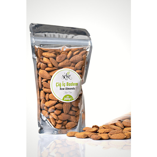 Deluxe Datca Raw Almond Net 200 Gr