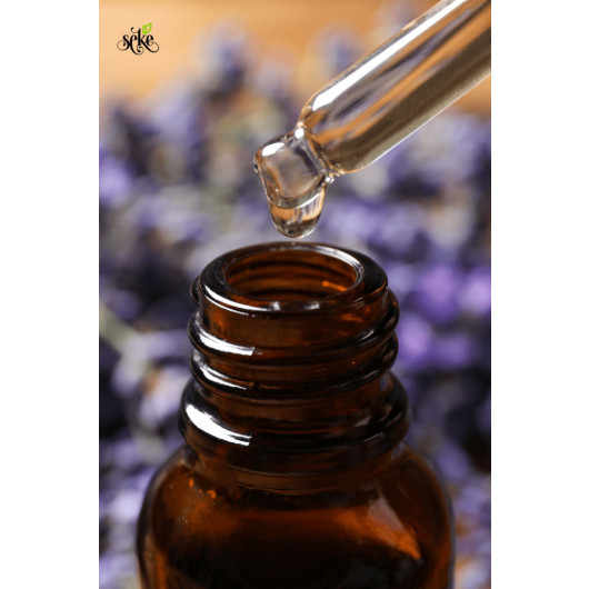 Cold Pressed Lavender Oil Glass Bottle With Dropper 10 Ml