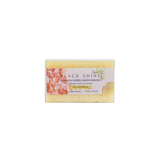 Natural Rose And Olive Oil Content, Sponge Personal Care Soap 100 Gr