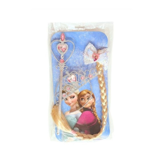 Princess Elsa Pink Crown Wand Hair Set Of 3