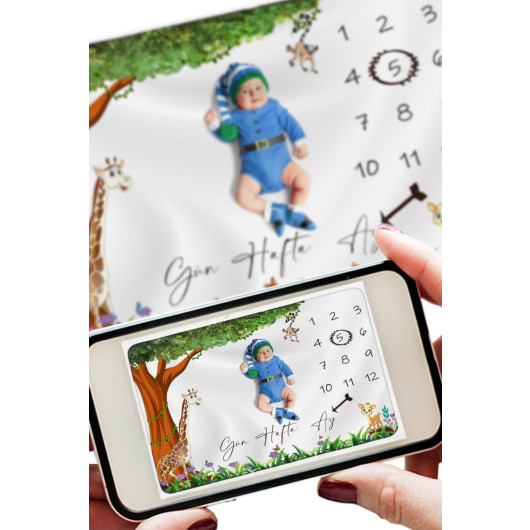 Baby Memory Blanket Polar Photo Shoot Blanket Cover 150X100Cm