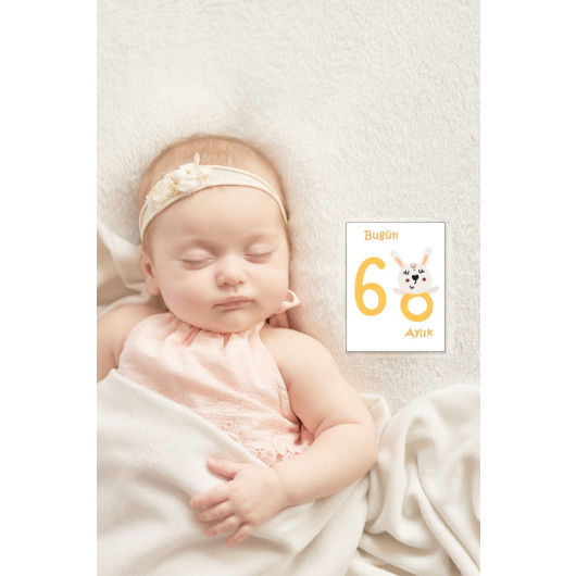 Newborn Photo Shoot Card 12X18 Cm 12 Pieces