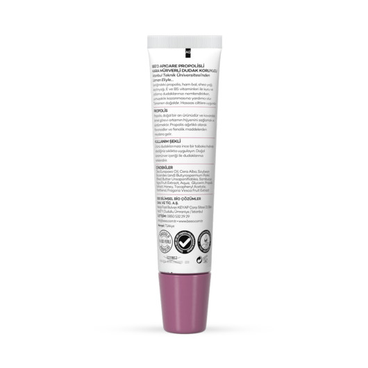 Apicare Propolis Black Elderberry Lip Balm