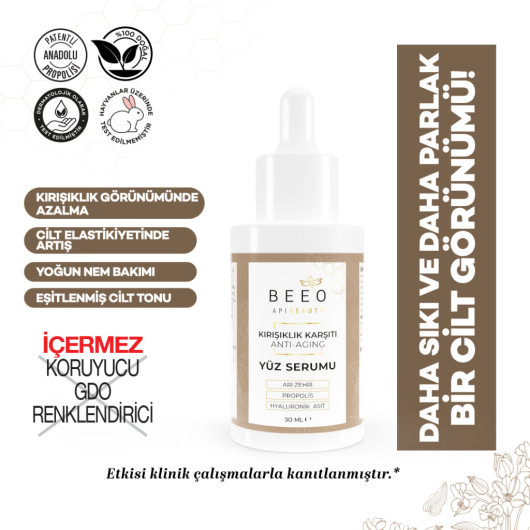 Anti Aging And Anti Wrinkle Face Care Serum With Bee Venom Propolis