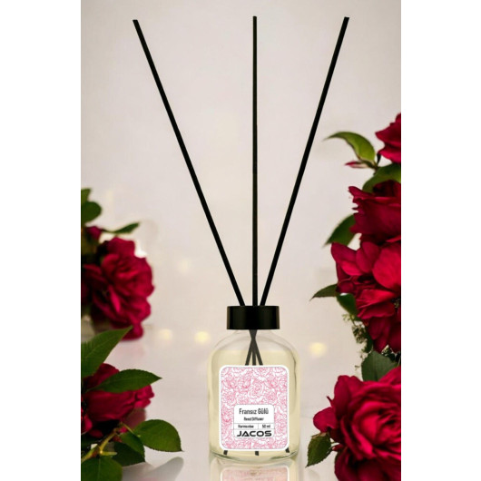 French Rose Scented Bamboo Stick Room Fragrance 50Ml