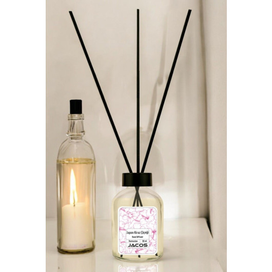 Japanese Cherry Blossom Scented Bamboo Stick Room Fragrance 50Ml