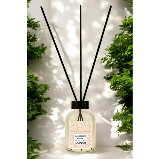 Sandalwood Exotic Scented Bamboo Stick Room Fragrance 50Ml