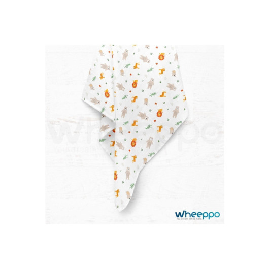 Multi Purpose Muslin Baby Blanket Leo 75X100