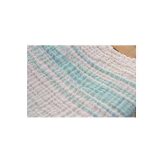 Multi Purpose Muslin Baby Blanket Striped 90X120 Cm