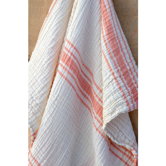 Multi Purpose Muslin Baby Blanket Striped 90X120 Cm