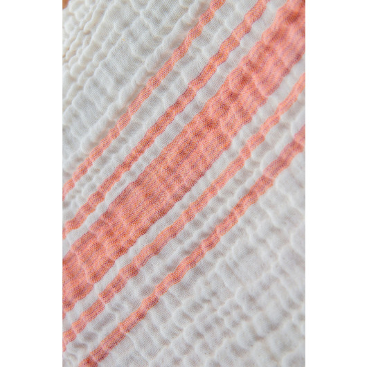 Multi Purpose Muslin Baby Blanket Striped 90X120 Cm