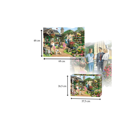 Garden Shop 1000 Piece 68X48 Puzzle Set