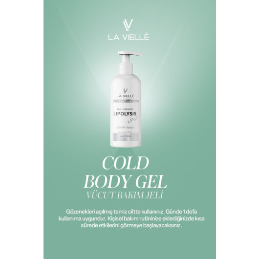 Cold Lipolysis Gel For Regional Slimming Against Cracks And Cellulite 250 Ml