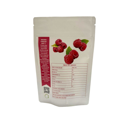 Freeze Dry Raspberry 15 Gr Healthy Snack