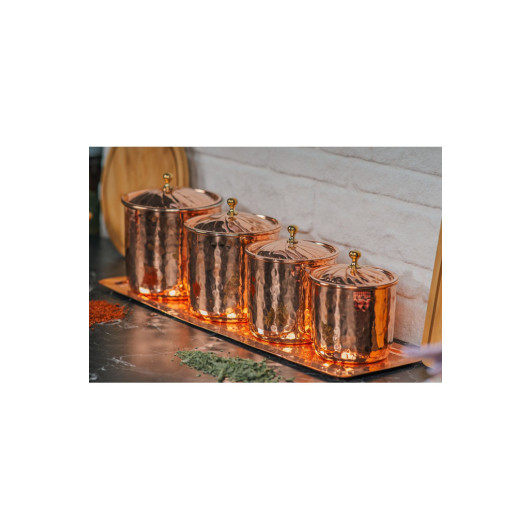 Copper Spice Set Of 4