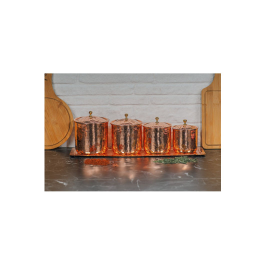 Copper Spice Set Of 4