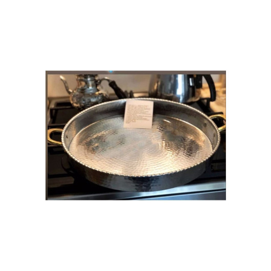 Copper Handled Oven Tray 40 Cm 1800 Gr