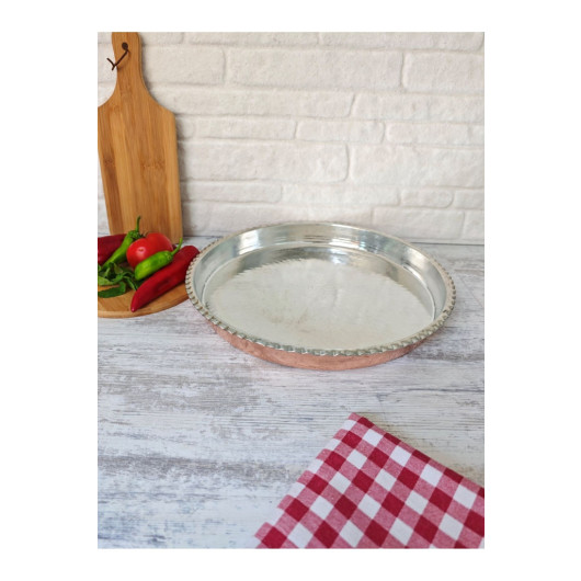 Copper Round Baking Tray