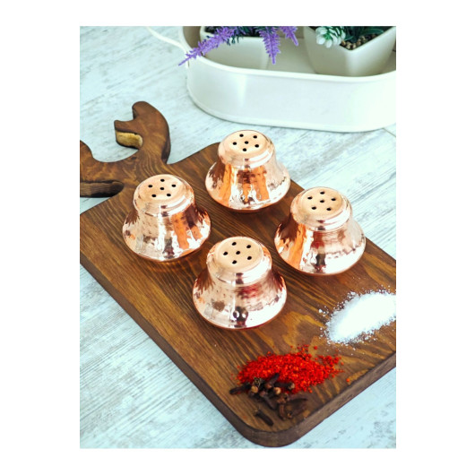 Salt And Spice Shaker Set Of 4 Copper