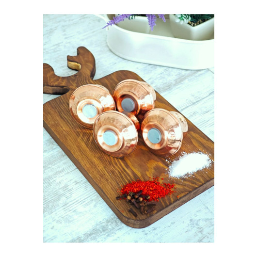 Salt And Spice Shaker Set Of 4 Copper