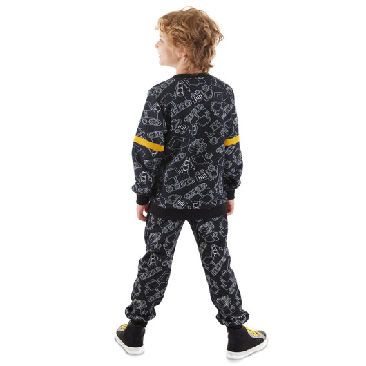 Cars Boys Black Tracksuit