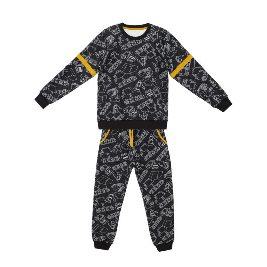 Cars Boys Black Tracksuit