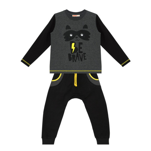 Be Brave Boy Tshirt Trousers Set