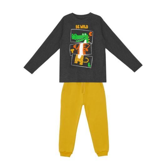 Be Wild Boy Tshirt Trousers Set