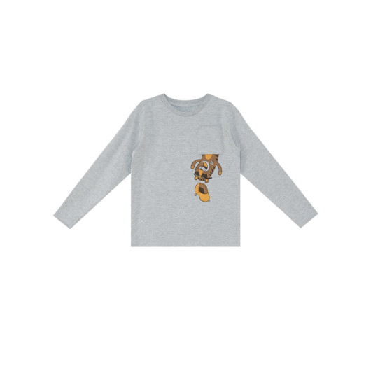 Tiger In Pocket Boy Tshirt Pants Set