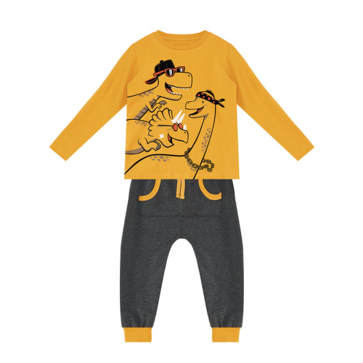 Cool Dinos Boy Tshirt Pants Set