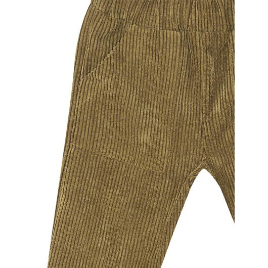 Corduroy Khaki Boy Trousers