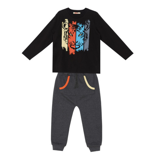 Tiger Boy Tshirt Trousers Set