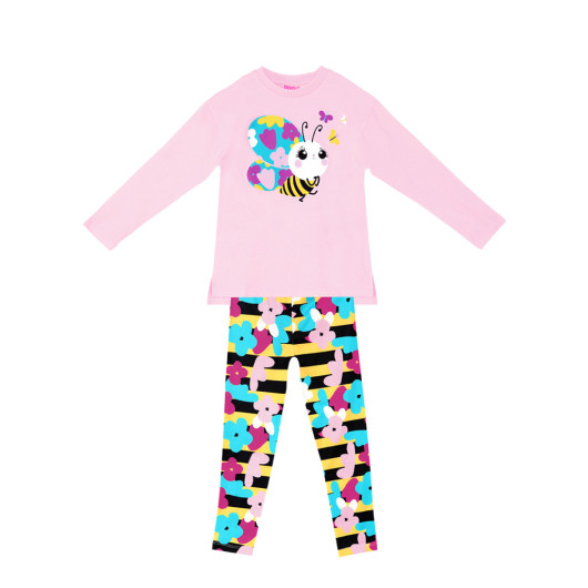 Little Bee Girl Tunic Tights Set