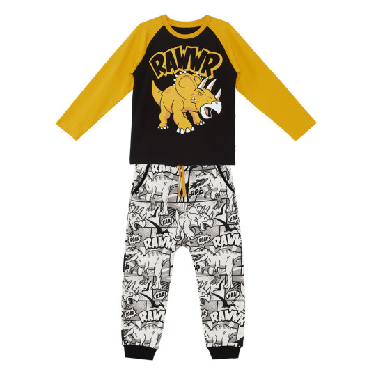 Rawr Boy Tshirt Pants Set