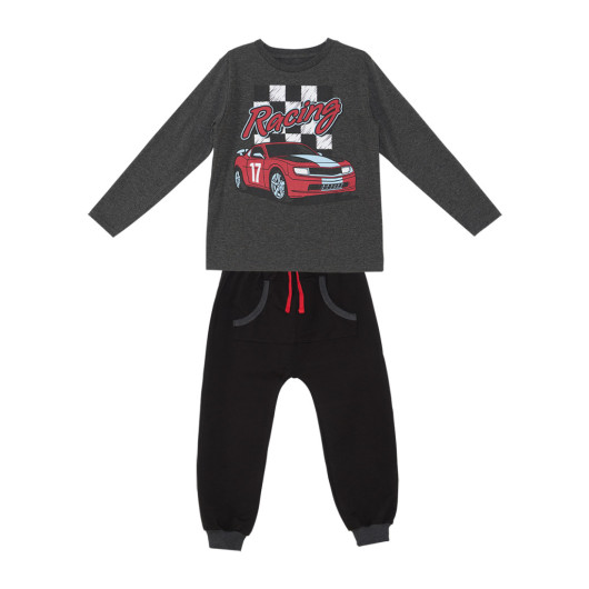 Racing Boy Tshirt Trousers Set