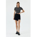 Basic Knitwear Black Crop