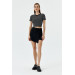 Basic Knitwear Black Crop