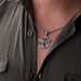 925 Sterling Silver Phoenix Men's Necklace With King Chain