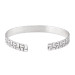 925 Silver Men's Bracelet With Serrated Pattern