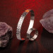 925 Silver Men's Bracelet With Serrated Pattern