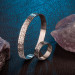 925 Silver Men's Bracelet With A Circular Pattern