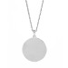 Cihan Eagle Planet Silver Necklace