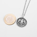 Cihan Eagle Planet Silver Necklace