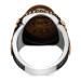 Payitaht Abdulhamid Series Tahsin Pasha Ring Brown Tiger Eye Stone