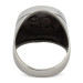 Round Design Simple Men's Ring 925 Sterling Silver