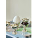 Ball 6 Silver Egg Cup & Turkish Delight Holder