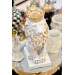 White Gold Lion Figure Trinket