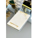 White Natural Marble Tray With Arter Home Handle